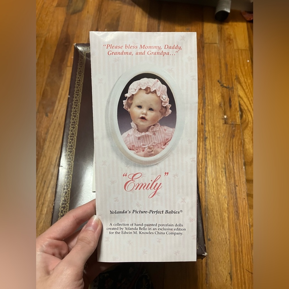 Yolanda’s Picture-Perfect Babies, “Emily” Porcelain Doll